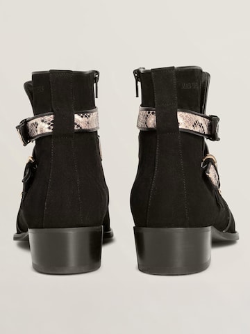 MAD TIGERS Boots 'SNAKE BUCKLE' in Black