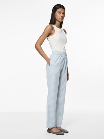 PIECES Loosefit Broek 'PCAssra' in Blauw