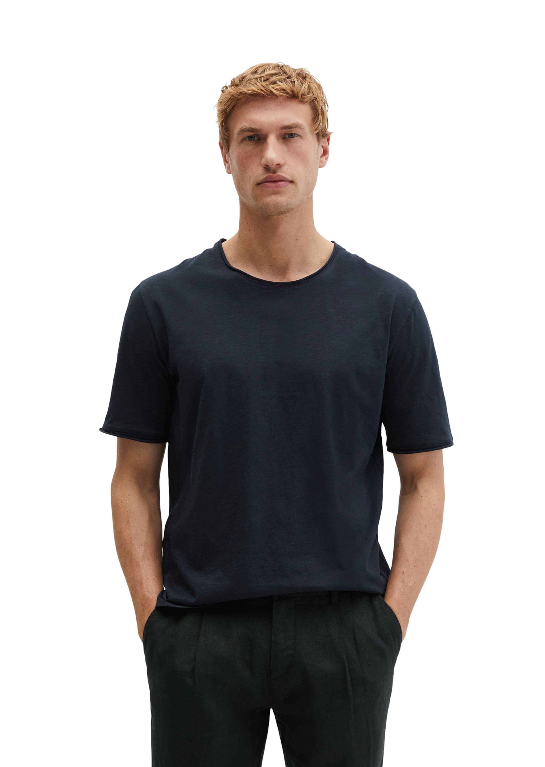 Marc O'Polo Shirt in Blauw: voorkant
