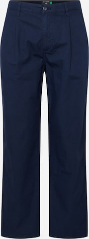 Dockers Плиссированные брюки в Синий: спереди