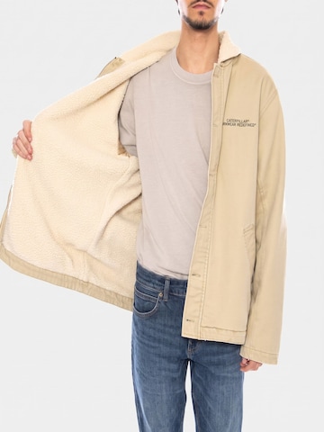 CAT Kurtka przejściowa 'Washed Deck Jacket Pale Khaki' w kolorze beżowy