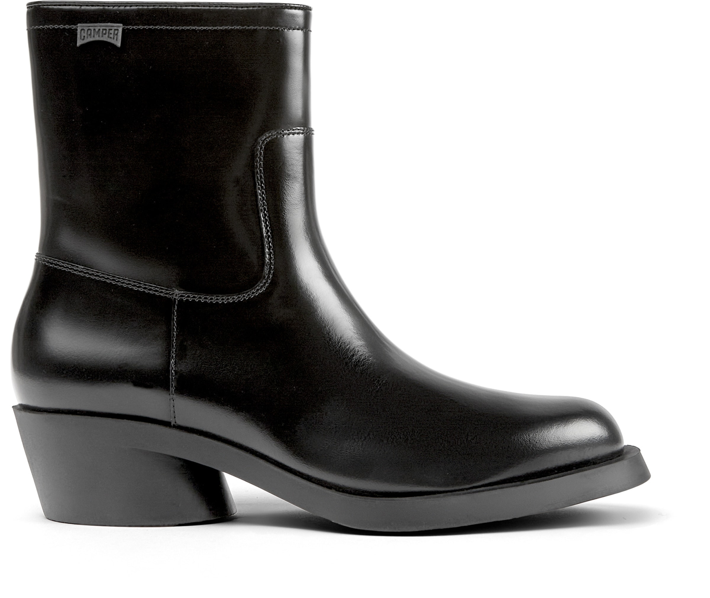 Leather ankle boots womens sale sale