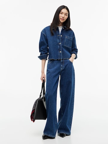 Tommy Jeans Φθινοπωρινό και ανοιξιάτικο μπουφάν σε μπλε