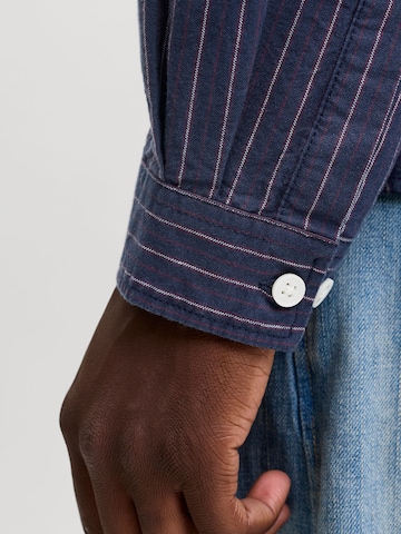 Fit confort Chemise business 'JORFrederiksberg' JACK & JONES en bleu