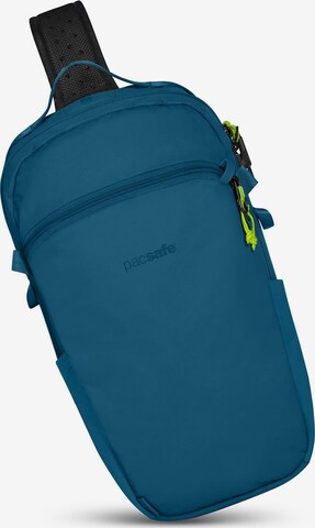 Sac à bandoulière 'ECO' Pacsafe en bleu : devant