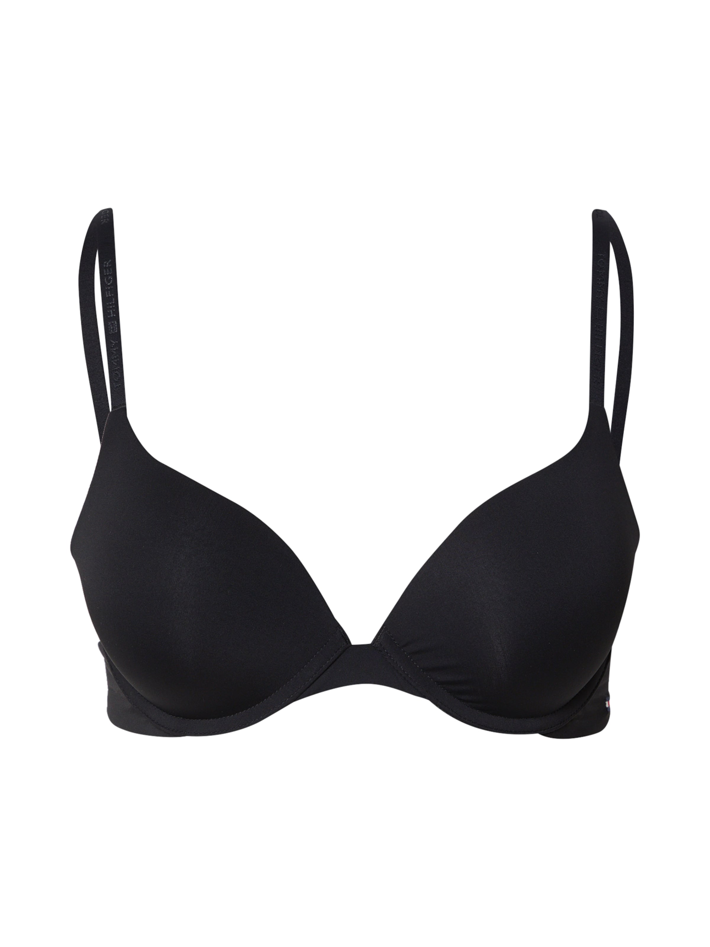 Tommy Hilfiger Underwear Push-up Podprsenka – černá: přední strana