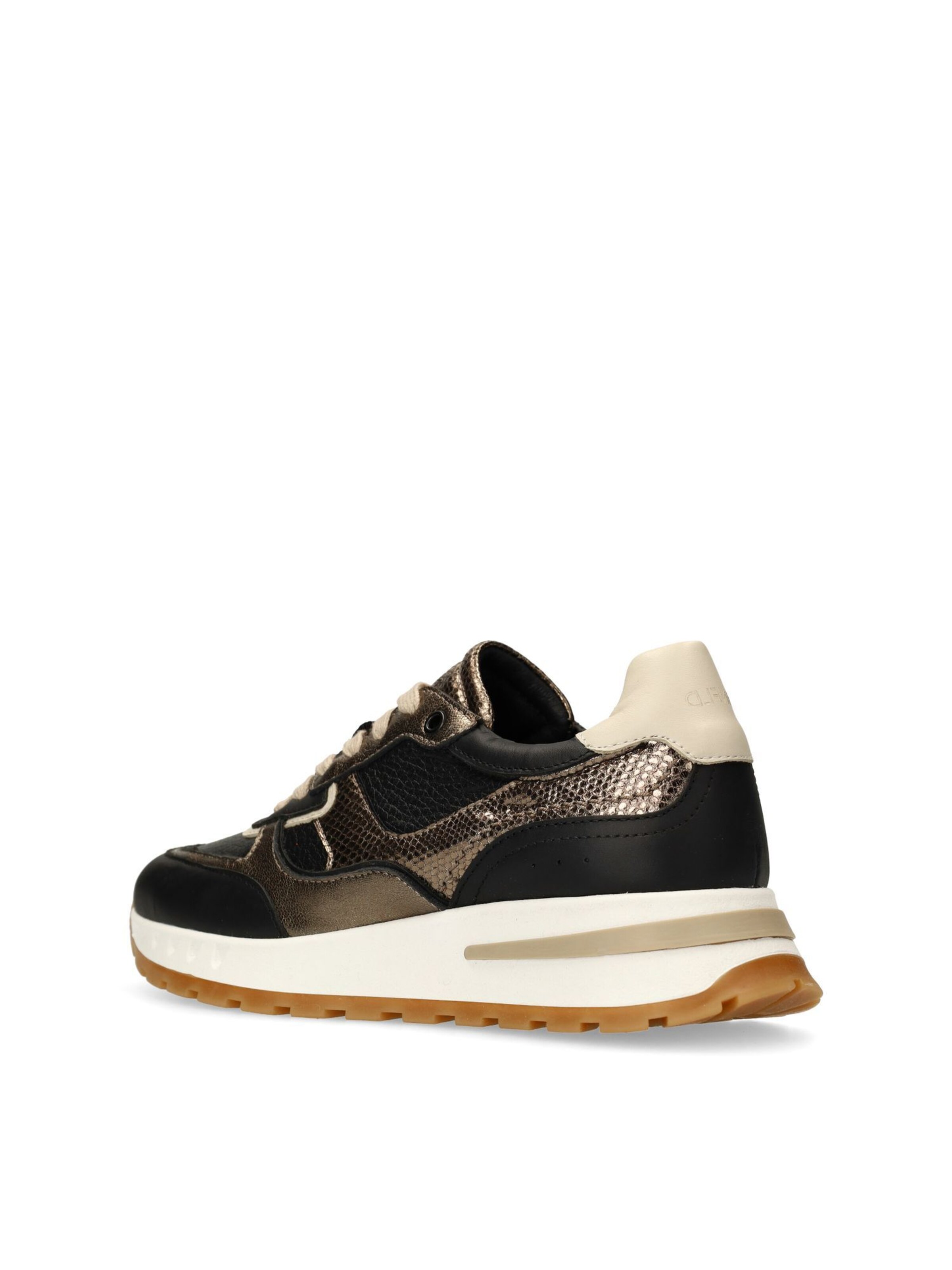 MANFIELD Sneakers laag in Zwart