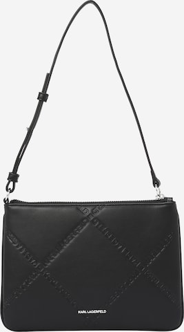 Karl Lagerfeld Schultertasche 'Skuare' in Schwarz: predná strana