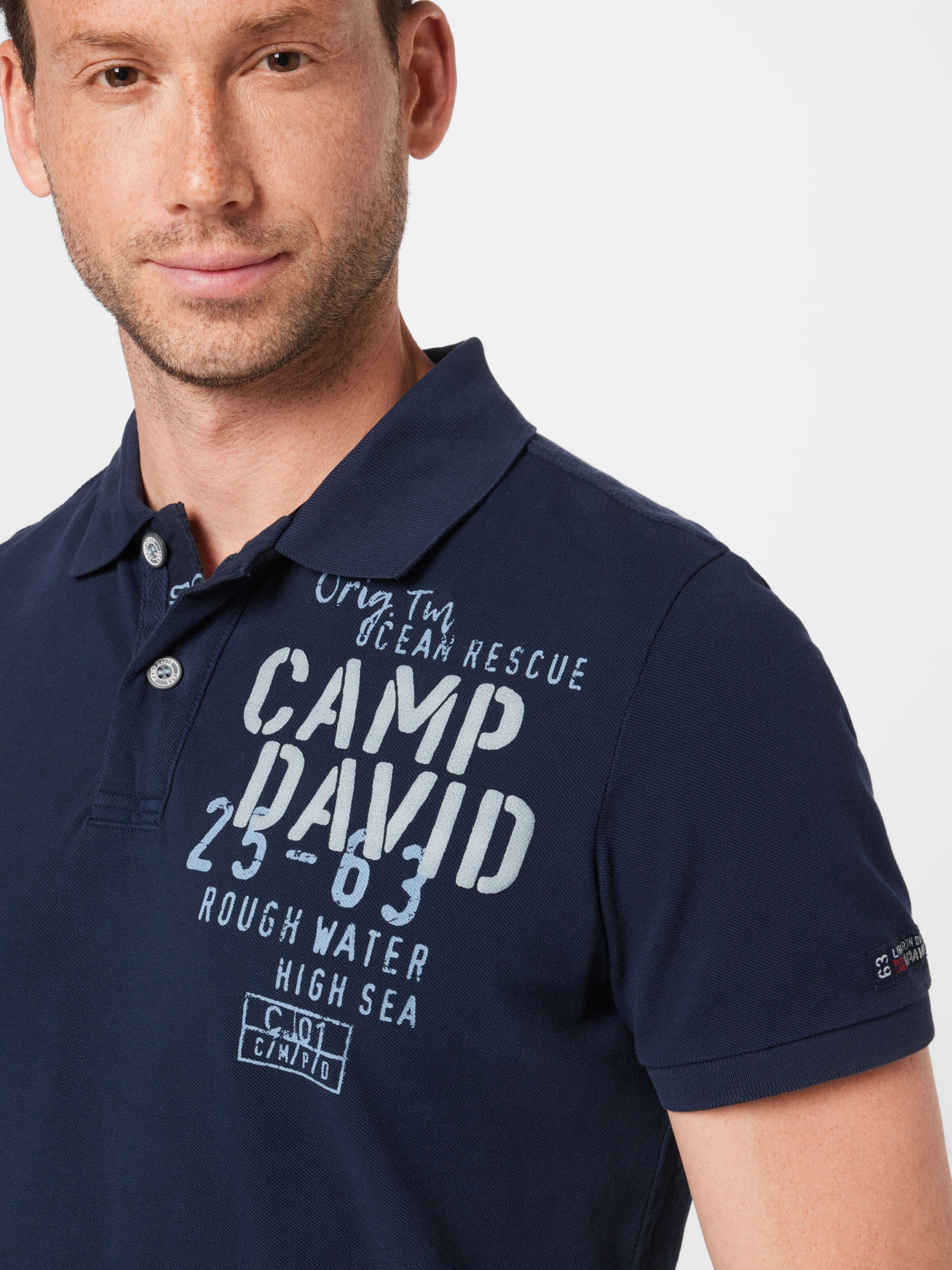 Männer Große Größen CAMP DAVID Poloshirt in Navy, Hellblau - SB68109 Männer Große Größen CAMP DAVID Poloshirt in Navy, Hellblau - SB68109