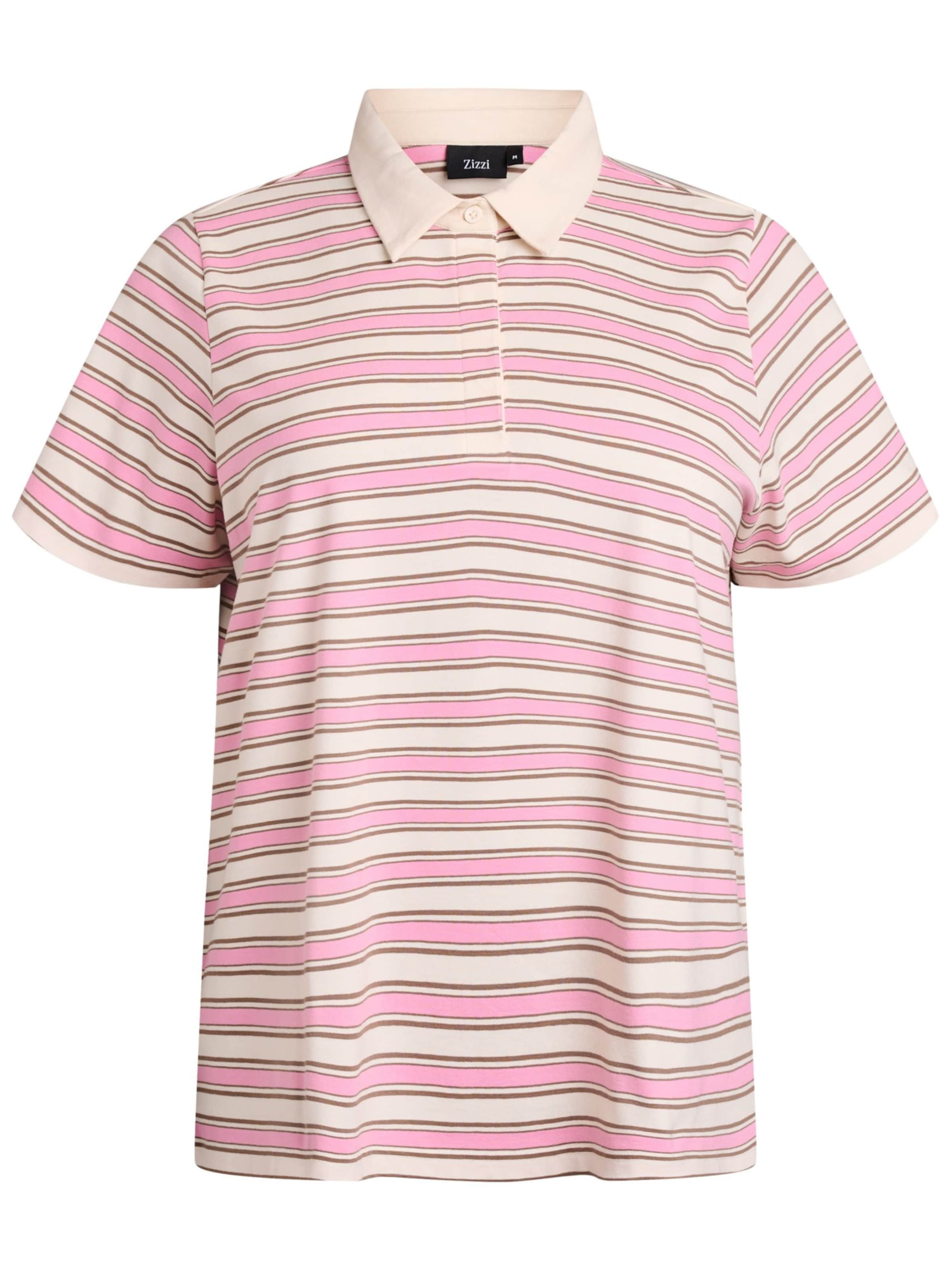 Zizzi Μπλουζάκι 'Evaleria' σε ροζ: μπροστά