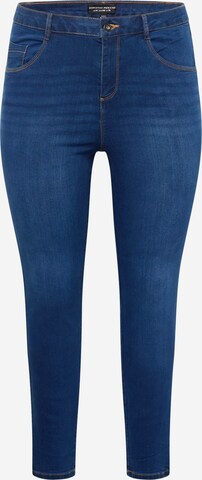 Skinny Jeans 'Ellis' di Dorothy Perkins Curve in blu: frontale