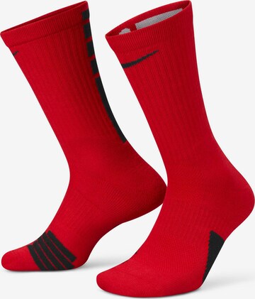 Chaussettes de sport NIKE en rouge