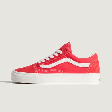 Sneaker low 'Old Skool' de la VANS pe roșu: față
