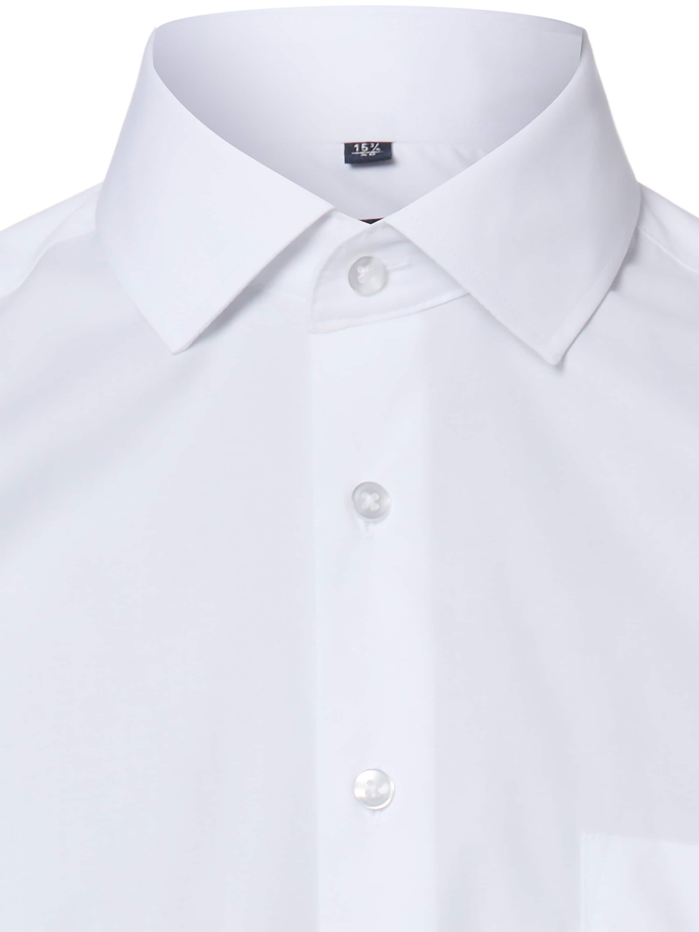 Coupe regular Chemise business Andrew James en blanc