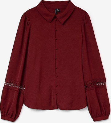 VERO MODA Блузка 'VMALVA' в Коричневый: спереди