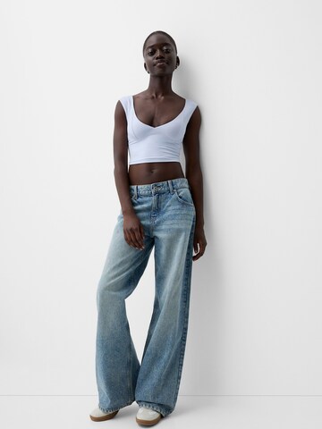 Bershka Top – modrá