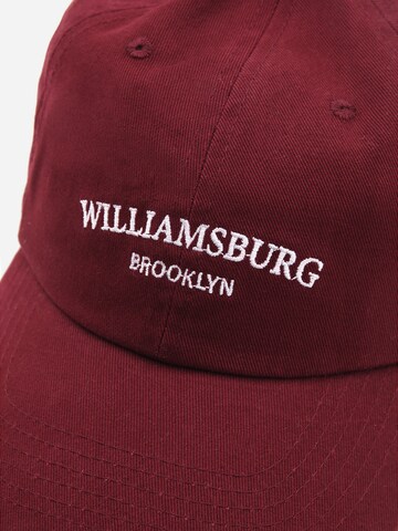 Casquette Pull&Bear en rouge