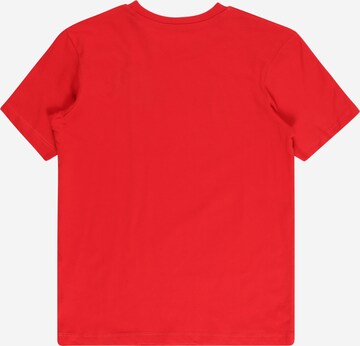 raudona Jack & Jones Junior Marškinėliai