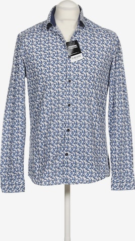 Jules Button Up Shirt in L in Blue: front