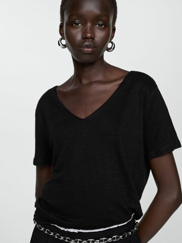 MANGO Shirts 'LINITO' i sort