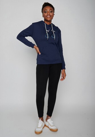 GREENBOMB Sweatshirt 'Bike Seagulls' in Blauw