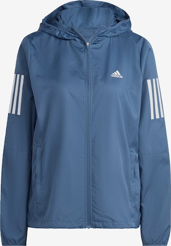 ADIDAS SPORTSWEAR Athletic Jacket 'Own The Run ' in Blue: front