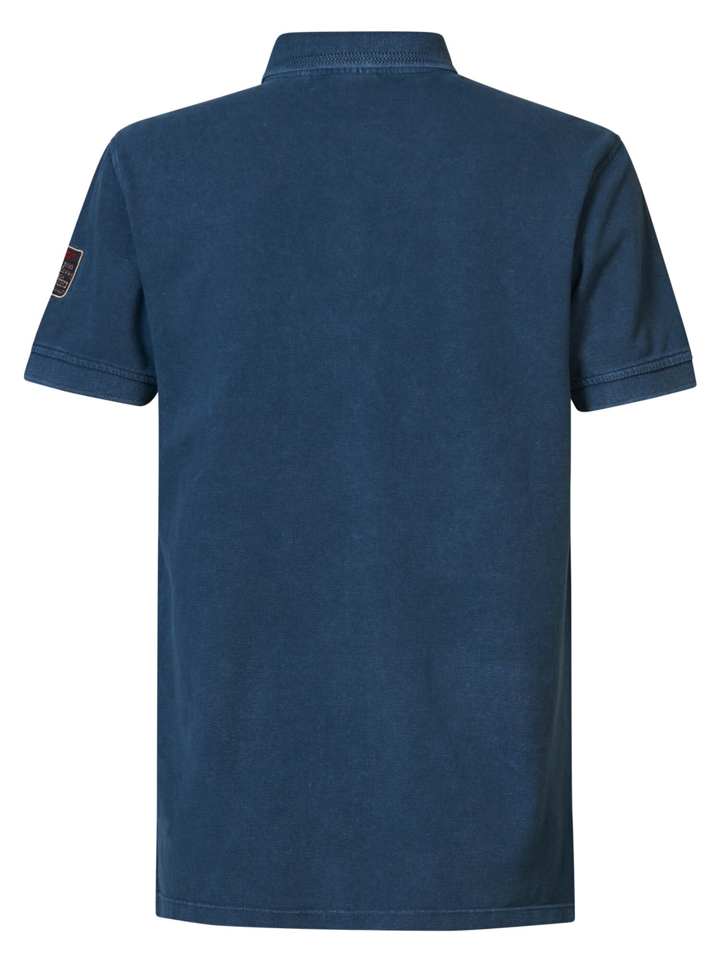 Petrol Industries Shirt 'Meander' in Blauw