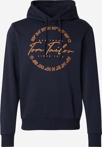 TOM TAILOR Sweatshirt in Blue: front