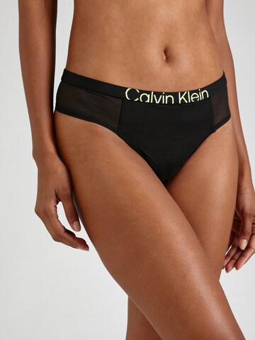 Calvin Klein Underwear String in Schwarz: Vorderseite