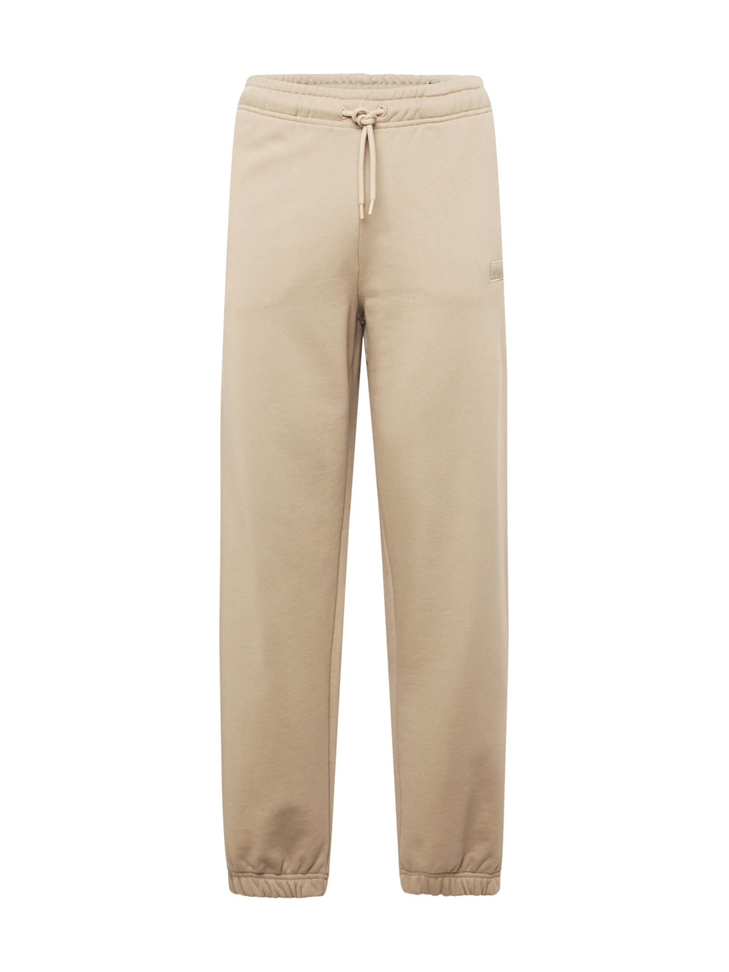 ALPHA INDUSTRIES Tapered Nadrág 'Essentials' - bézs: elől