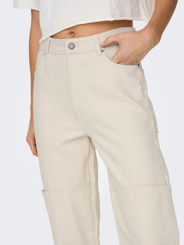 Loosefit Jeans cargo 'Camille' ONLY en beige