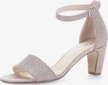 GABOR Strap Sandals in Pink: front