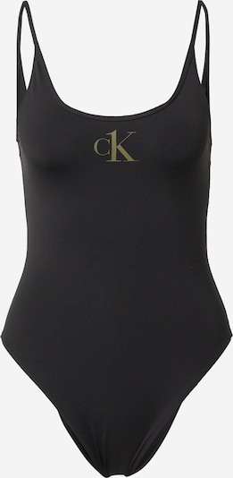 Calvin Klein Swimwear Maillot de bain en kaki / noir, Vue avec produit