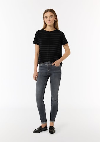 T-shirt comma casual identity en noir