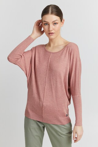 Oxmo Pullover 'Herdis' in Pink: predná strana