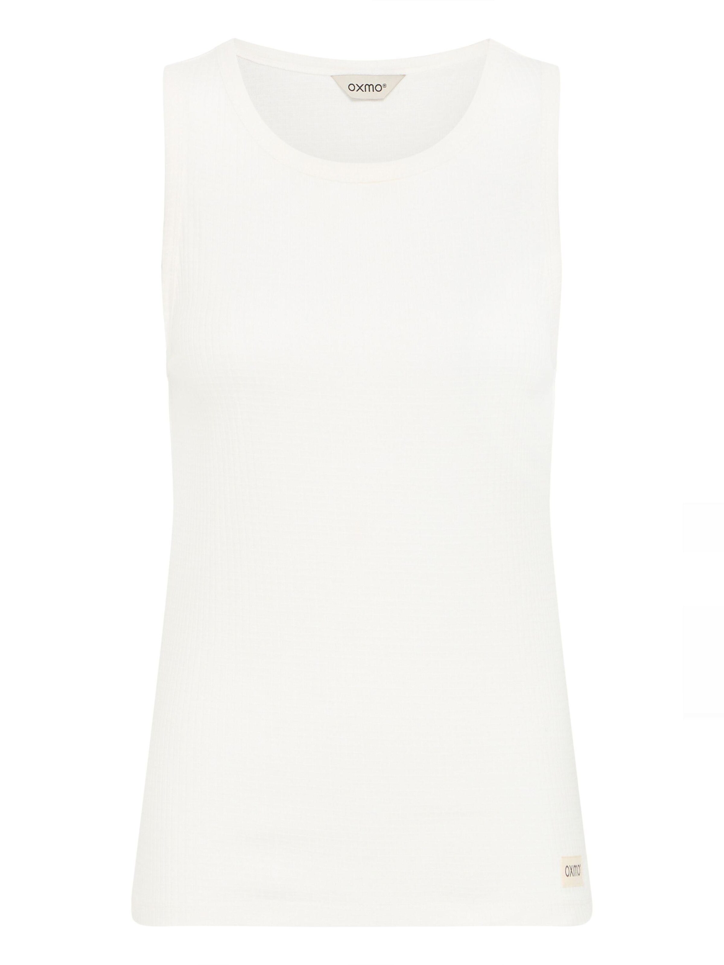 Top 'Pimini' di Oxmo in bianco: frontale