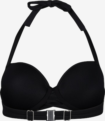 T-shirt Top per bikini di Skiny in nero