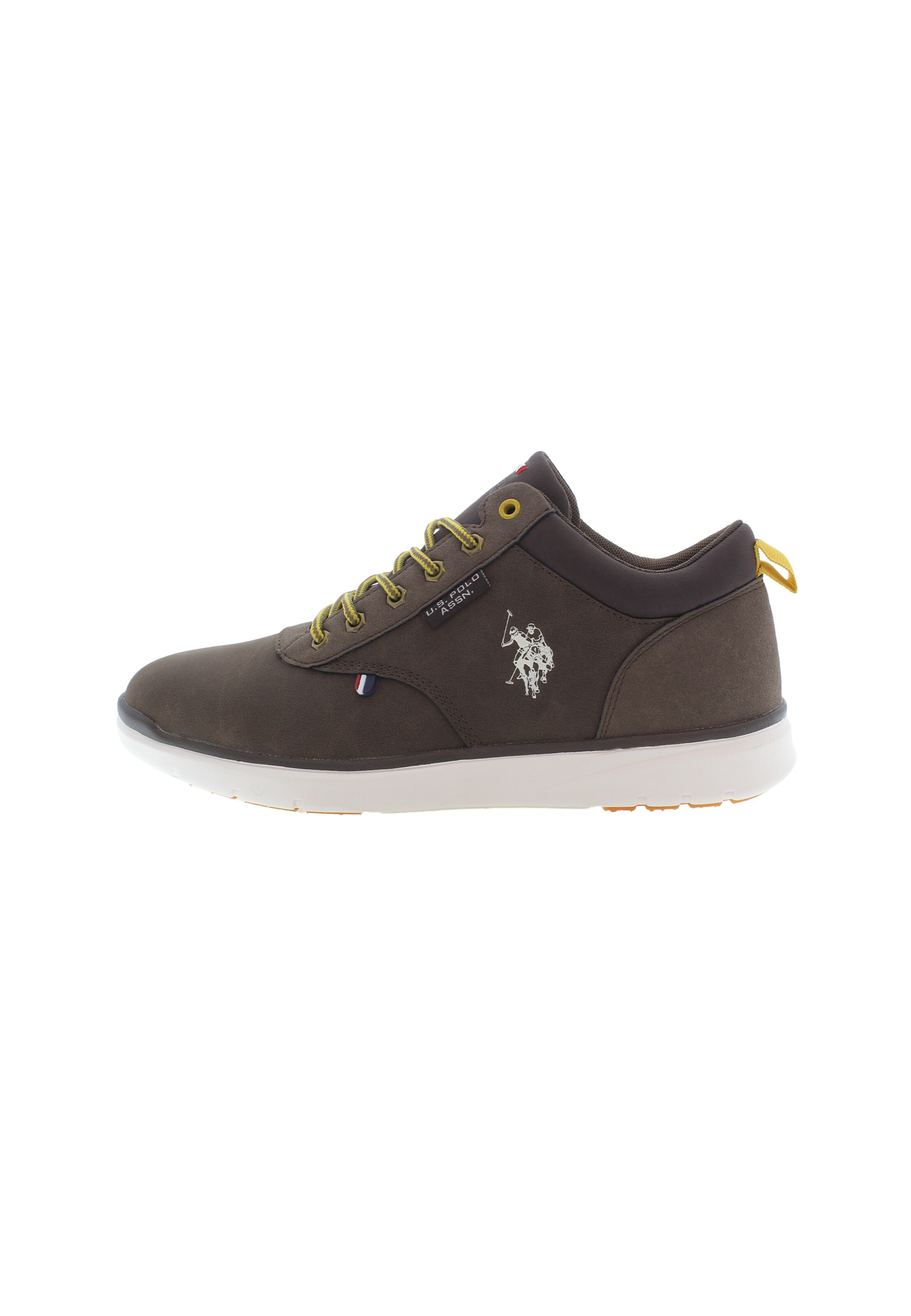 Baskets basses U.S. POLO ASSN. en marron : devant
