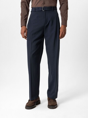Antioch Regular Pantalon 'Johan' in Blauw: voorkant