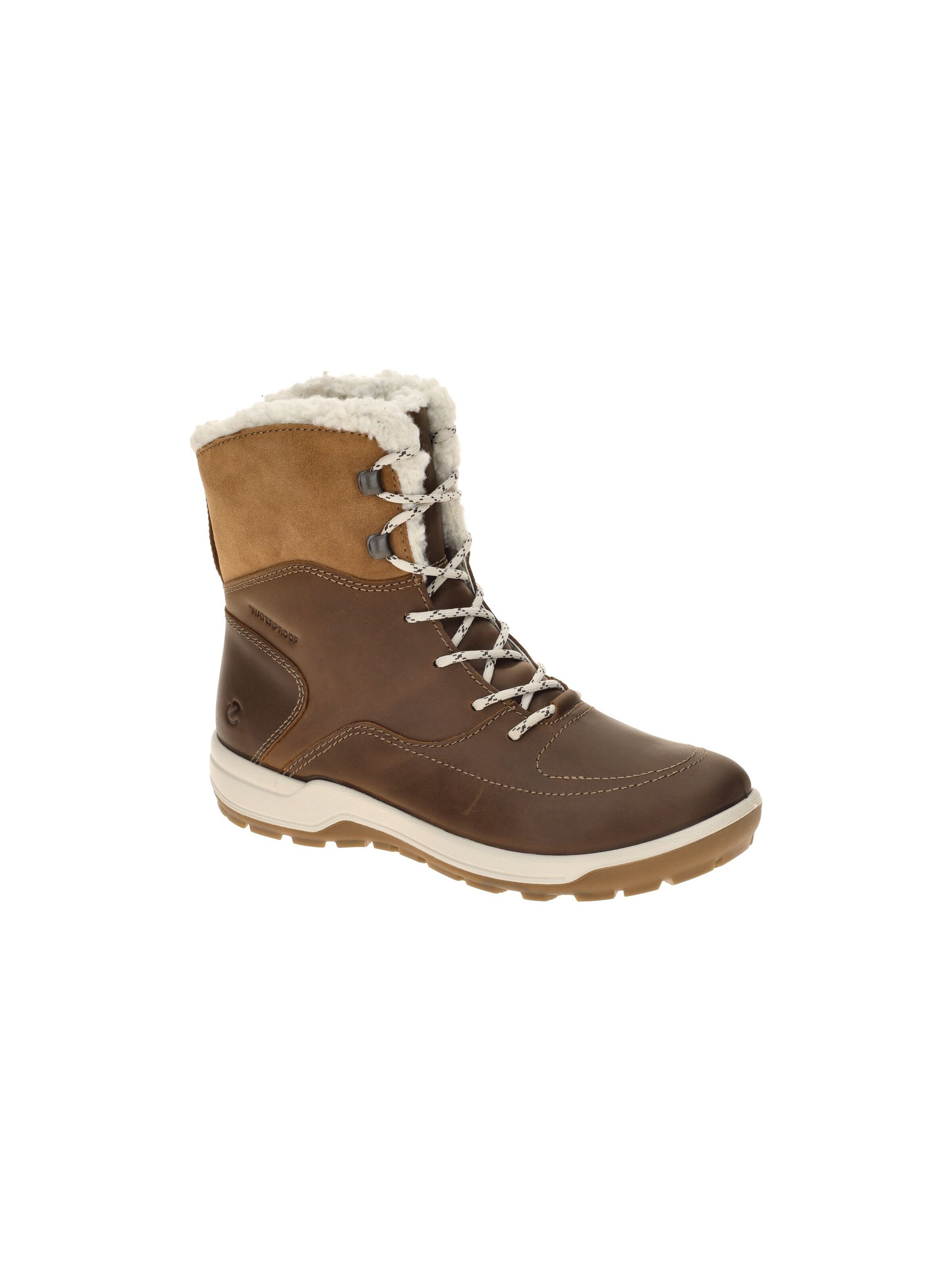 ECCO Boots 'Ecco Trace Stiefel Winter Schnür Boots braun camel Warmfutter'‌‌‌‌ in Braun: Vorderseite