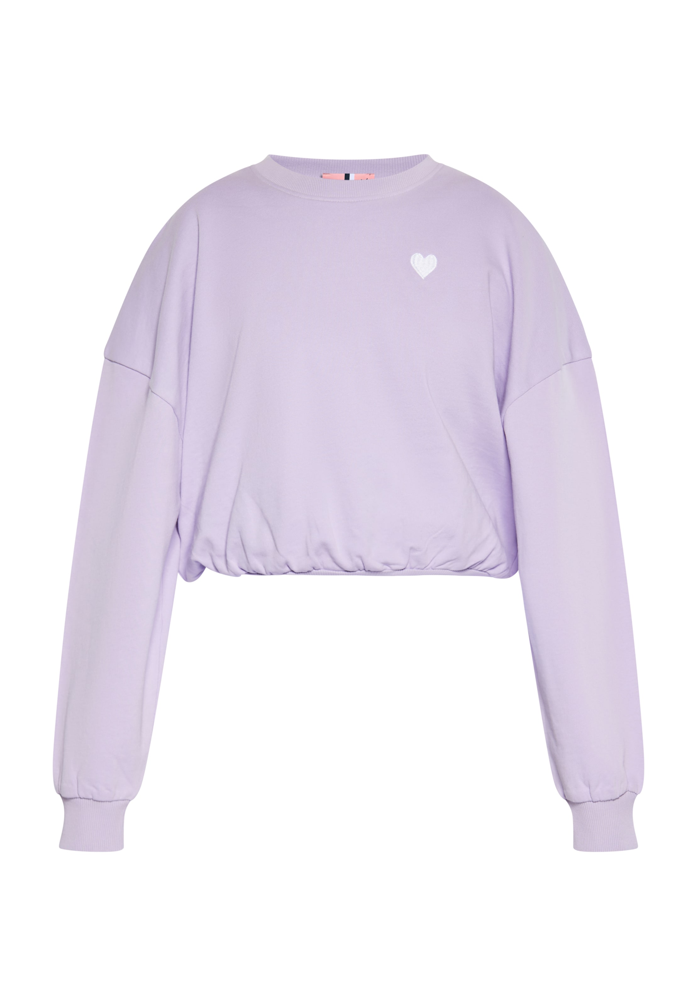 swirly Sweatshirt in Lila: Vorderseite