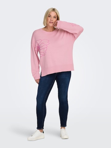 Pull-over 'CARPetra' ONLY Carmakoma en rose