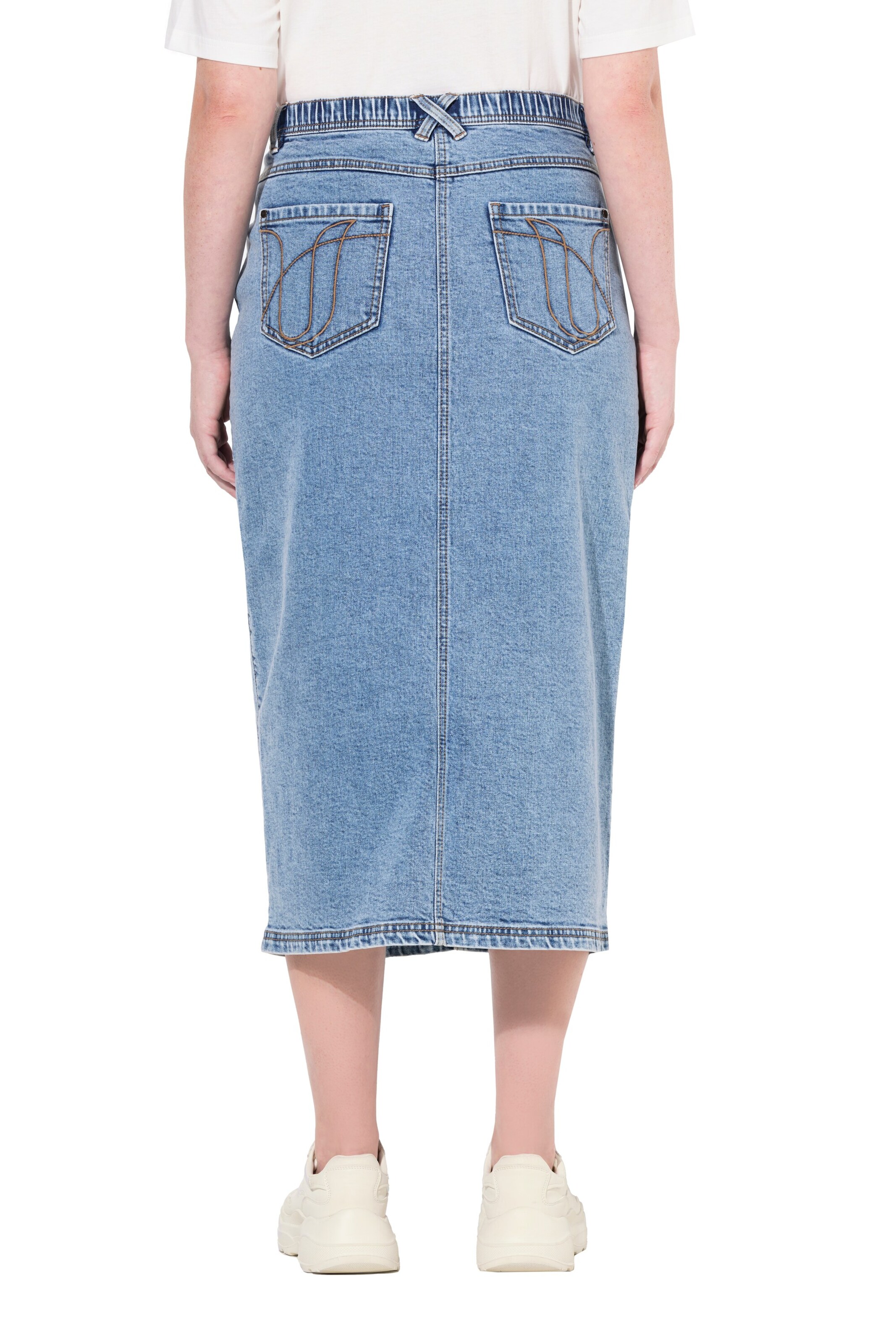 Jupe Ulla Popken en bleu