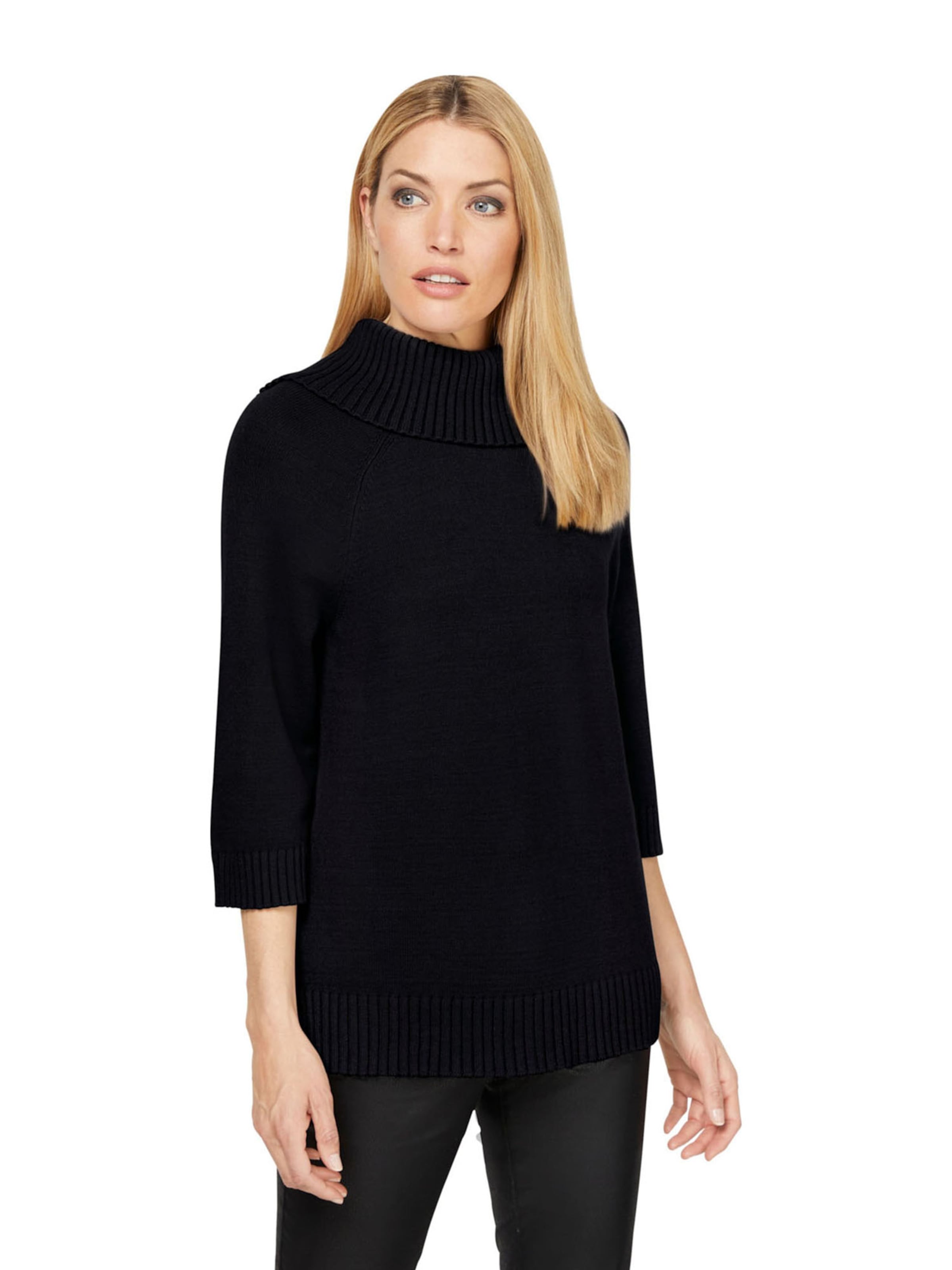 melns heine Džemperis: no priekšpuses