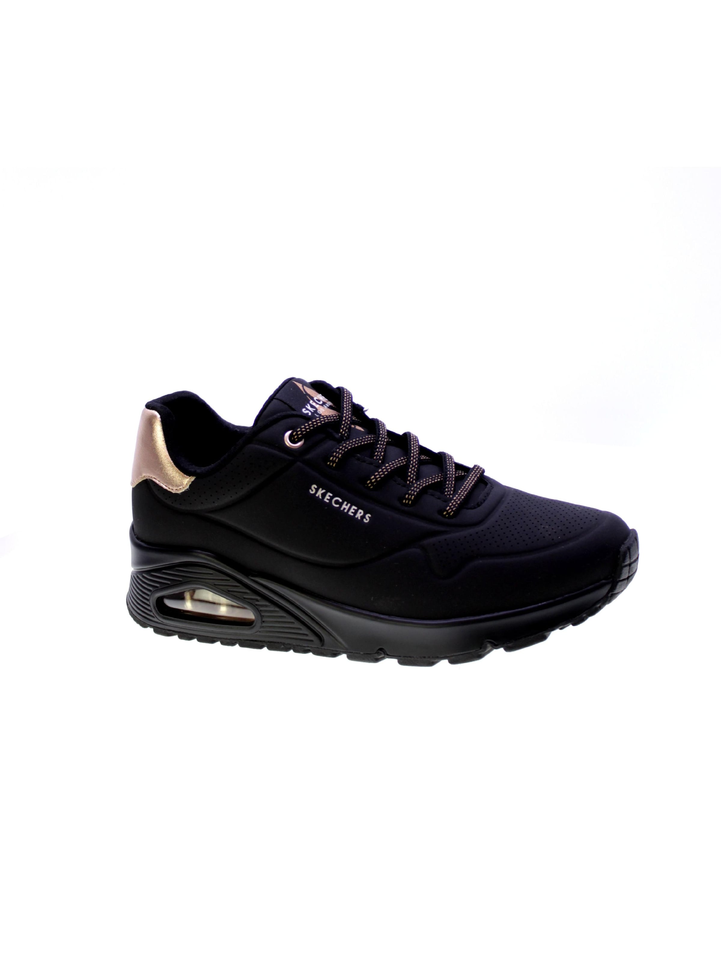Scarpa sportiva di SKECHERS in nero: frontale