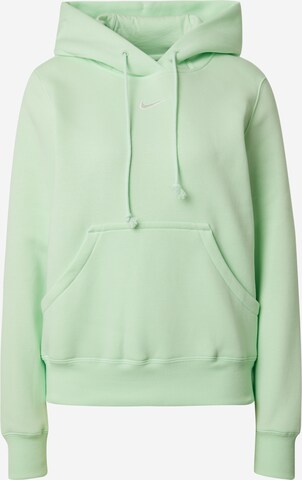 Nike Sportswear Mikina 'Phoenix Fleece' – zelená: přední strana