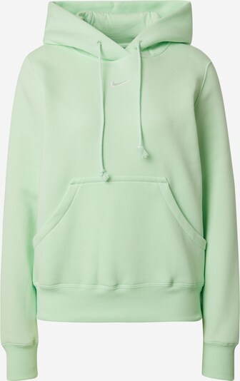 Nike Sportswear Sweatshirt 'Phoenix Fleece' i ljusgrön / vit, Produktvy