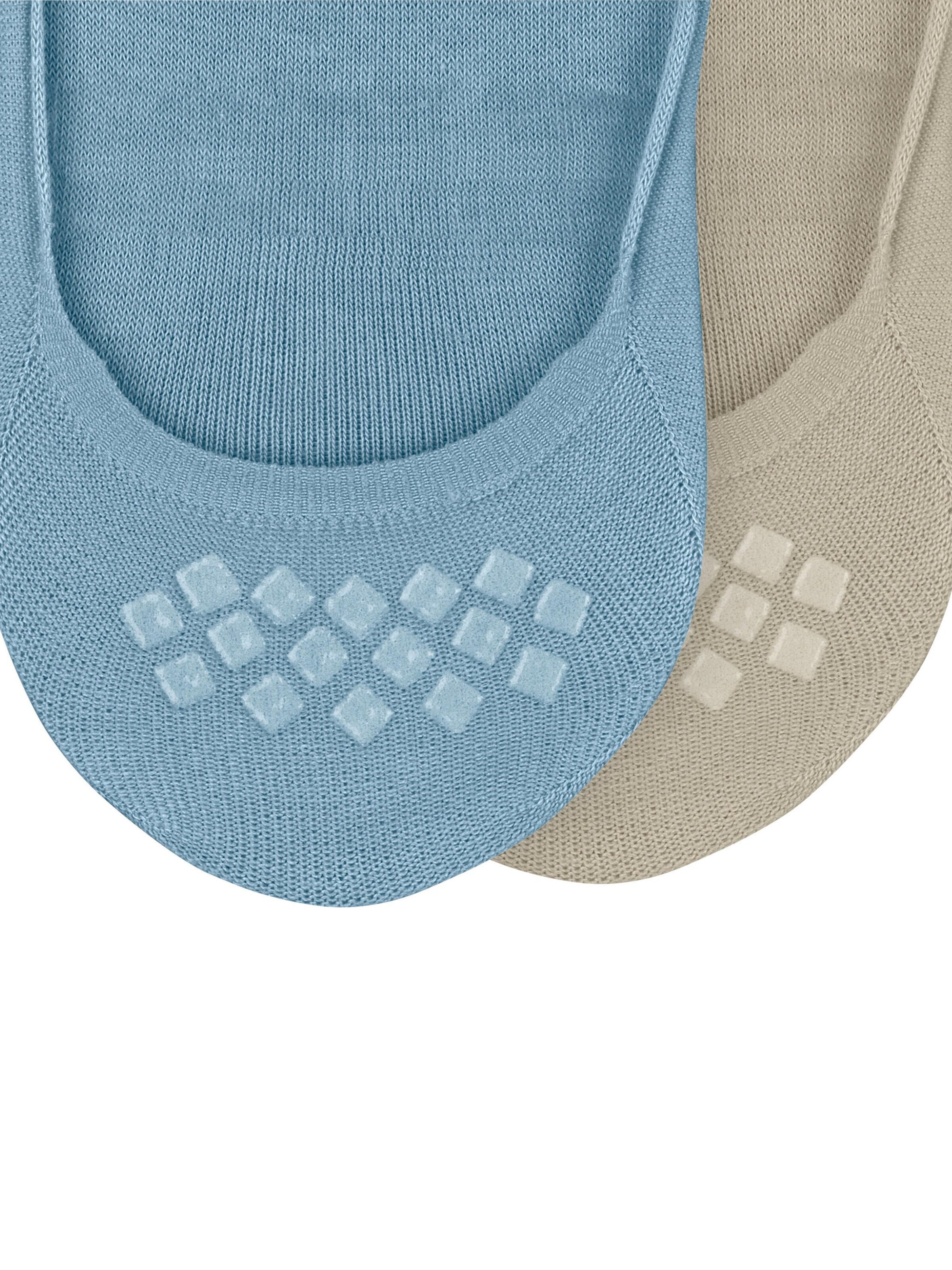 BURLINGTON Ankle Socks 'Everyday 2-Pack' in Blue: front