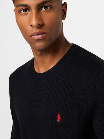 Coupe regular Pull-over Polo Ralph Lauren en noir