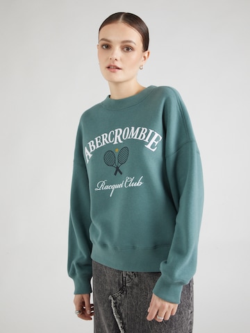 Abercrombie & Fitch Sweatshirt 'CLASSIC SUNDAY' i grön: framsida